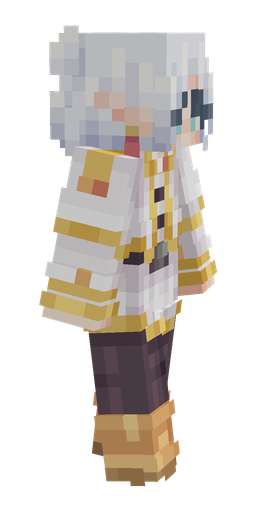 Blue skin: body, right side render