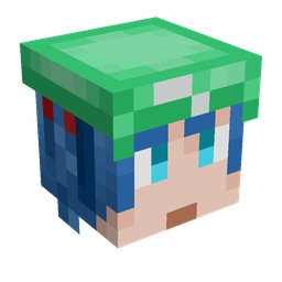 Blue skin: head render