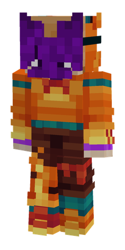 Orange skin: body, front render
