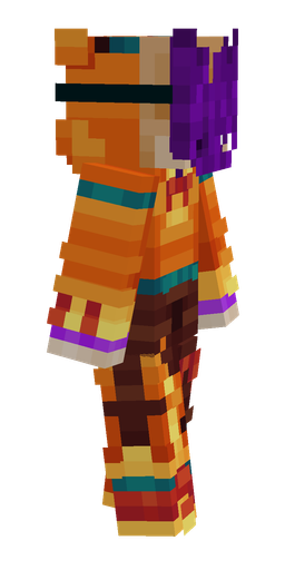 Orange skin: body, right side render