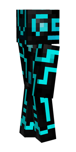Black skin: body, left side render