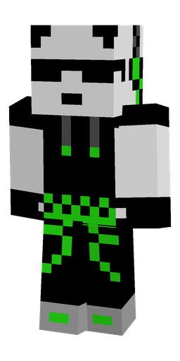 Black skin: body, front render