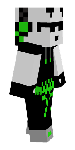 Black skin: body, right side render