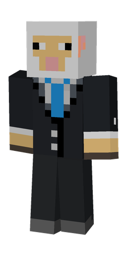 Black skin: body, front render