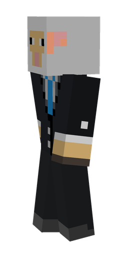 Black skin: body, left side render