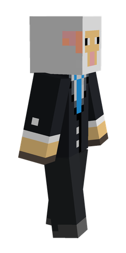 Black skin: body, right side render