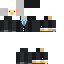 Black skin: raw texture render