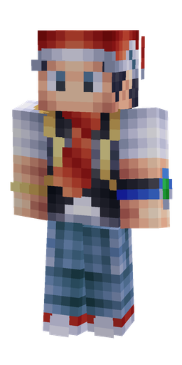 Blue skin: body, front render