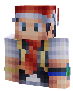 Blue skin: bust render