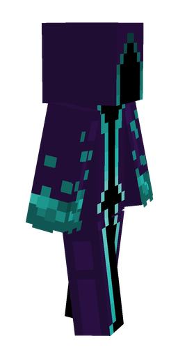 Black skin: body, right side render