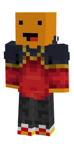 Black skin: body, front render