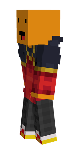 Black skin: body, left side render