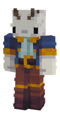 Blue skin: body, front render