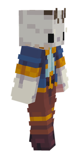Blue skin: body, right side render