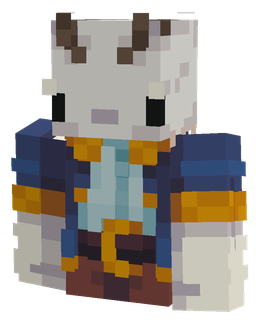 Blue skin: bust render