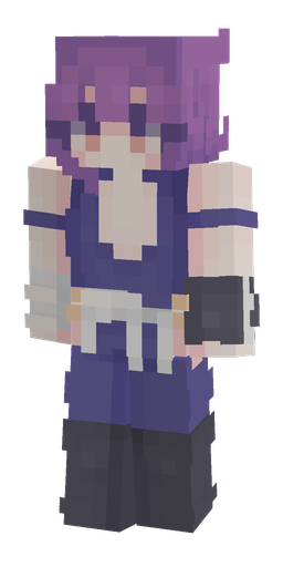 Blue skin: body, front render