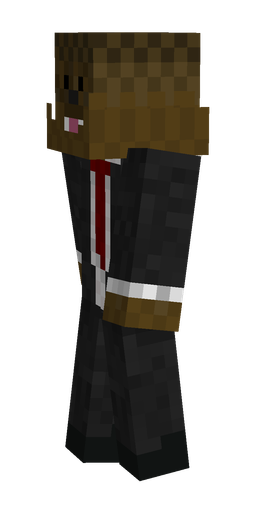 Black skin: body, left side render