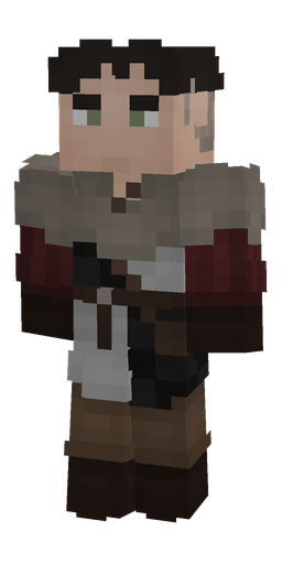 Black skin: body, front render