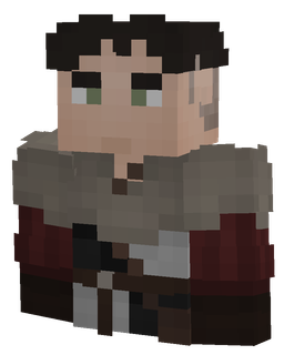 Black skin: bust render