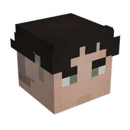 Black skin: head render