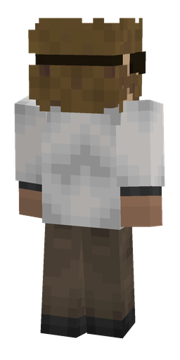Black skin: body, back render