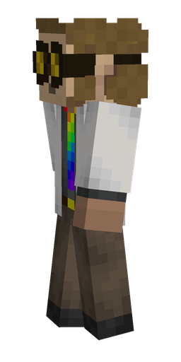 Black skin: body, left side render