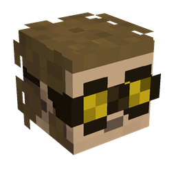 Black skin: head render
