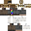 Black skin: raw texture render