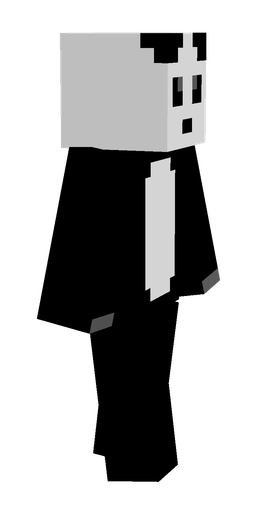 Black skin: body, right side render