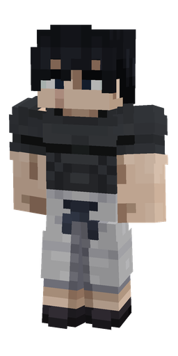 Black skin: body, front render
