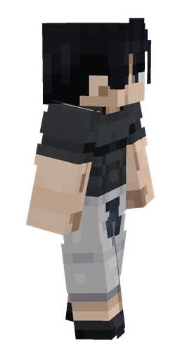 Black skin: body, right side render