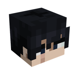 Black skin: head render