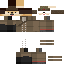 Black skin: raw texture render