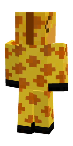 Brown skin: body, back render
