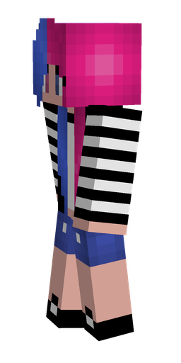 Black skin: body, left side render