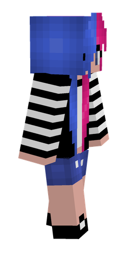 Black skin: body, right side render