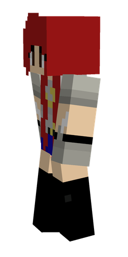 Black skin: body, left side render