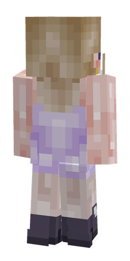 Orange skin: body, back render