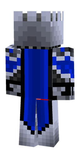 Black skin: body, back render