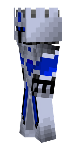 Black skin: body, left side render