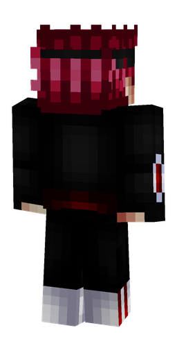 Black skin: body, back render