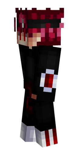 Black skin: body, left side render