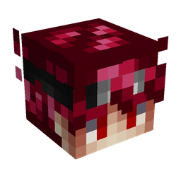 Black skin: head render