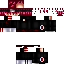 Black skin: raw texture render