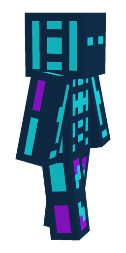 Blue skin: body, right side render