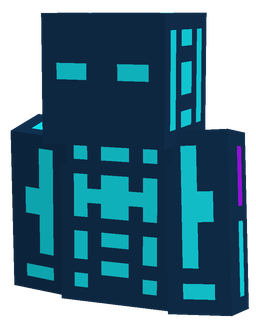 Blue skin: bust render