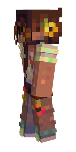Orange skin: body, left side render