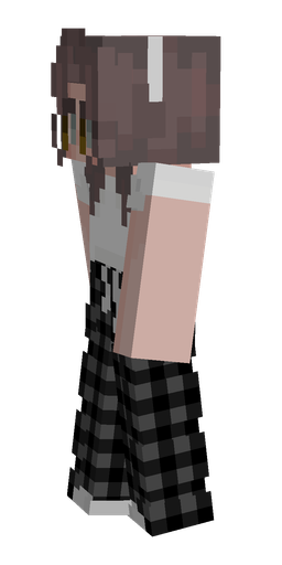 Black skin: body, left side render