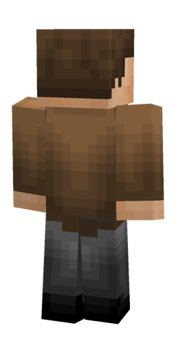 Black skin: body, back render