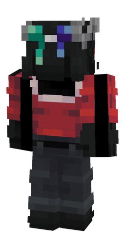 Black skin: body, back render